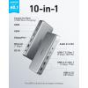 imageAnker 10in1 USB C Docking Station Displaylink Docking Station with Dual HDMI and DisplayPort for Windows Laptops MacBook AirPro 1316 inch and More