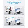 imageAnker 10in1 USB C Hub DualDisplay USB C Docking Station One 4K30Hz HDMI 1080p VGA 100W Power Delivery 5 Gbps USBCampampA Data Ports for Dell XPS Dell Vostro 5320 Laptop and More10in11 HDMI1 VGA