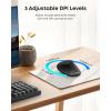 imageAnker 24G Wireless Vertical Ergonomic Optical Mouse for Work MultiDevice Connectivity 8001200 1600 DPI 5 Buttons for Laptop Desktop PC MacBook  Black