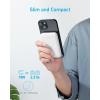 imageAnker 321 MagGo Battery PowerCore Magnetic 5K 5000mAh Magnetic Wireless Portable Charger Compatible with iPhone 1515 Plus15 Pro15 Pro Max iPhone 141312 SeriesBlackWhite