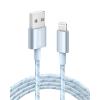 imageAnker 6 ft Premium DoubleBraided Nylon Lightning Cable Apple MFi Certified for iPhone Chargers iPhone X88 Plus77 Plus66 Plus5s iPad iPad mini and More BlackBlue