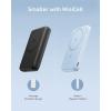 imageAnker 622 Magnetic Battery MagGo 5000mAh Foldable Magnetic Wireless Portable Charger with Stand and USBC Port On The Side MagsafeCompatible for iPhone 16151413 SeriesMisty Blue