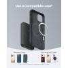 imageAnker 622 Magnetic Battery MagGo 5000mAh Foldable Magnetic Wireless Portable Charger with Stand and USBC Port On The Side MagsafeCompatible for iPhone 16151413 SeriesInterstellar Gray