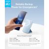 imageAnker 622 Magnetic Battery MagGo 5000mAh Foldable Magnetic Wireless Portable Charger with Stand and USBC Port On The Side MagsafeCompatible for iPhone 16151413 SeriesMisty Blue