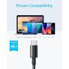 imageAnker Cable 2 Pack 3FT USB A to USB C Cable for iPhone 17 SeriesSamsung Galaxy S10 S10 LG V30 Beats Fit Pro and More Black3ft