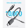imageAnker Cable4FT 2in1 USB C to USB C Cable 140W MaxFast Charging for iPhone 1616 Pro Max15 SeriesMacBook AirProand MoreBraidedBlackBlack