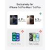 imageAnker Camera Lens Protector for iPhone 16 Pro16 Pro Max 2Pack HD and UltraDurable ShieldX Glass Easy Installation Exclusively for iPhone 16 Pro16 Pro Max Light BrownTitanium