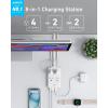 imageAnker Charging Station 20W Max 8in1 USBC Power Strip for iPhone 1514 and MacBook AirPro 5 ft Thin Cord with 4 AC 2 USBA and 2 USBC Ports Fast Charging Desktop Charger for Travel OfficeWhite