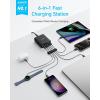 imageAnker Desktop Charger Fast Charging USB C Charger 112W Max 6Port Charging Station for iPhone17 iPad MacBook Samsung and More Cable Not IncludedBlack