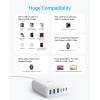 imageAnker Desktop Charger Fast Charging USB C Charger 112W Max 6Port Charging Station for iPhone17 iPad MacBook Samsung and More Cable Not IncludedWhite