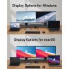 imageAnker Docking Station KVM Switch for 2 Laptops Dual 4K Monitor 554 USB C Docking Station with HDMI and DisplayPort Max 100W PD USB 30 Audio for Lenovo Laptop Macbook iPad Steam Deck and More10in1