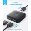 imageAnker HDMI Switch 4K60Hz HDMI Switcher 2 in 1 Out with Smooth Finish Supports HDR 3D Dolby Compatible with Laptops PC Xbox Series PS5  PS4 Projector and More2in1