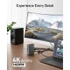 imageAnker Laptop Docking Station 13in1 USBC Docking Station Triple Display with 2xHDMI and 1xDP 10 Gbps USBC and 5 Gbps USBA Data Ethernet Audio SD 85W Charging for Dell HP Lenovo and More