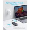 imageAnker Laptop Docking Station Dual Monitor 8in1 USB C Hub 4K Dual Monitor with 2 HDMI 1 Gbps Ethernet Hub 85W Power Delivery SD Card Reader for MacBook Pro XPS and More Charger not Included553 USBC Hub