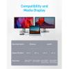 imageAnker Laptop Docking Station Dual Monitor 8in1 USB C Hub 4K Dual Monitor with 2 HDMI 1 Gbps Ethernet Hub 85W Power Delivery SD Card Reader for MacBook Pro XPS and More Charger not Included553 USBC Hub