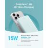imageAnker MagGo Power Bank UltraSlim 10000mAh Magnetic Battery Pack Qi2 Certified 15W UltraFast MagSafe Compatible Portable Charger Ergonomic Design for iPhone17161514 Series OnlyNot for PixelGreen