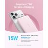 imageAnker MagGo Power Bank UltraSlim 10000mAh Magnetic Battery Pack Qi2 Certified 15W UltraFast MagSafe Compatible Portable Charger Ergonomic Design for iPhone17161514 Series OnlyNot for PixelPink