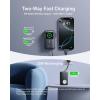 imageAnker MagGo Power Bank for Apple Watch Officially Certified 10000mAh Compact Battery Pack with Builtin USBC Cable 35W Max for iPhone 15 Series Samsung iPad AirPods and MoreBlackBlack