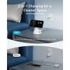 imageAnker MagSafe Compatible 2in1 Charging Stand iPhone 16 Wireless Charger Qi2 Certified 15W UltraFastAdjustable and Super Strongfor iPhone 1615141312 SeriesAirPods White No AdapterWhite