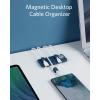 imageAnker Multipurpose Cord Keeper  5 Clips for Lightning USB C Micro Cables ampamp Other Wires  Sticks to Wood Marble Metal Glass BlackBlau