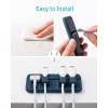 imageAnker Multipurpose Cord Keeper  5 Clips for Lightning USB C Micro Cables ampamp Other Wires  Sticks to Wood Marble Metal Glass BlackBlue