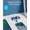 imageAnker Multipurpose Cord Keeper  5 Clips for Lightning USB C Micro Cables ampamp Other Wires  Sticks to Wood Marble Metal Glass BlackBlue