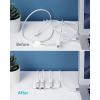 imageAnker Multipurpose Cord Keeper  5 Clips for Lightning USB C Micro Cables ampamp Other Wires  Sticks to Wood Marble Metal Glass BlackWhite