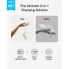 imageAnker Nano 3in1 Power Bank Foldable AC Plug 10000mAh 30W TwoWay Fast Charging Builtin Lightning Cable Not for iPhone 1615 Series Compatible with iPhone 14 Series AirPods and MoreLightning CableWhite