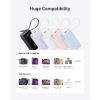 imageAnker Nano 3in1 Power Bank Foldable AC Plug 10000mAh 30W TwoWay Fast Charging Builtin Lightning Cable Not for iPhone 1615 Series Compatible with iPhone 14 Series AirPods and MoreType C CableBlue