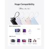 imageAnker Nano 3in1 Power Bank Foldable AC Plug 10000mAh 30W TwoWay Fast Charging Builtin Lightning Cable Not for iPhone 1615 Series Compatible with iPhone 14 Series AirPods and MoreLightning CableViolet