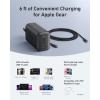 imageAnker Nano Charger 100W Foldable MacBook Charger for iPhone 17 Series and All USB C Devices 6ft USBC Cable Included Compatible with MagSafeBlack