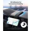 imageAnker Nano Magnetic Wireless Car Charger 360 Adjustable Mount Car Charger with Detachable Pad 15W Qi2 Certified with Alloy Bracket Fast Charging for iPhone 1716151413 Series Adapter Included