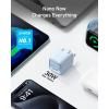 imageAnker Nano USB C Charger Block 30W PIQ 30 Foldable iPhone Charger Fast Charging for iPhone 1716 Series Galaxy iPad Compatible with MagSafeMisty Blue
