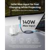 imageAnker Nano USB C to HDMI Cable Adapter with 140W PD Fast Charging Port4K60HzSustainable with Advanced ShieldingThunderbolt 543 Compatiblefor MacBookiPhoneHD TV3FTBlack3FT
