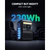 imageAnker Portable Power Station SOLIX C300 288Wh LiFePO4 Battery 300W 600W Surge Solar Generator 140W TwoWay Fast Charging for Outdoor Camping Traveling and Emergencies Solar Panel OptionalAnker SOLIX C200X