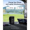 imageAnker Power Bank Power Station 60000mAhPortable Outdoor Generator 87W with Smart Digital Display Retractable Auto Lighting and SOS Mode Home BackupPowerCore Reserve 192Wh for Travel CampingGray