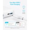 imageAnker Power BankPowerCore 10K Compact TravelReady 10000mAh Battery Pack with PowerIQ Charging Technology 5V3A HighSpeed Charging for iPhone iPadand MoreUSBC Input and OutputBlack 1packUSBC Input and OutputWhite