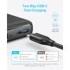 imageAnker Power BankPowerCore 10K Compact TravelReady 10000mAh Battery Pack with PowerIQ Charging Technology 5V3A HighSpeed Charging for iPhone iPadand MoreUSBC Input and OutputBlack 1packUSBC Input and OutputBlack