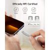 imageAnker Powerline II Lightning Cable 10 ft MFi Certified Charger Cable Extra Long iPhone Charging Cord Compatible with iPhone SE  11 Pro MaxXs MaxXRX  87  6S iPad and MoreSilver