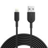 imageAnker Powerline II Lightning Cable 6ft MFi Certified USB ChargingSync Lightning Cord Compatible with iPhone SE 11 11 Pro 11 Pro Max Xs MAX XR X 8 7 6S 6 5 iPad and MoreBlack