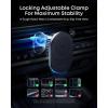 imageAnker Prime Magsafe Car Mount Charger Qi2 25W Certified Wireless Car Charger with TEC Active Cooling Strong Magnets and Secure Hook Air Vent Mount for iPhone 1712 Series with 2Port 60W Adapter