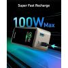 imageAnker Prime Power Bank 20000mAh 200W Portable Laptop Charger for Travel TSAApproved Smart Digital Display 2 USBC and 1 USBA Port for iPhone 161514 Series Samsung MacBook and More5 x 215 x 195 inches