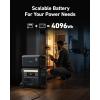 imageAnker SOLIX F2000 Solar Generator 2048Wh Portable Power Station with LiFePO4 Batteries and 400W Solar Panel GaNPrime Technology 4 AC Outlets Up to 2400W for Home Power Outages Camping and RVsAnker SOLIX F2000
