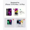 imageAnker Screen Protector BubbleandDustFree iPhone HD Tempered Glass Durable and DropProof with 9H Hardness Easy Installation Exclusively for iPhone 16 Pro Max 69Inch 2PackPrivacy