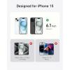 imageAnker Screen Protector BubbleandDustFree iPhone HD Tempered Glass Durable and DropProof with 9H Hardness Easy Installation Exclusively for iPhone 16 Pro Max 69Inch 2PackPrivacy