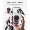 imageAnker Screen Protector BubbleandDustFree iPhone HD Tempered Glass Durable and DropProof with 9H Hardness Easy Installation Exclusively for iPhone 16 Pro Max 69Inch 2PackCrystalClear