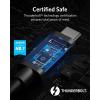 imageAnker Thunderbolt 4 Certified USB C to USB C Cable 8K4K Display40Gbps Compatible with USB4 Thunderbolt 43 for MacBook iPhone 16240W 23FT23FT