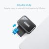 imageAnker USB 30 SD Card Reader 2in1 SD Card Reader for SDXC SDHC MMC RSMMC Micro SDXC Micro SD Micro SDHC UHSI Cards  Card Reader Micro SD Card Reader