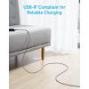 imageAnker USB A to USB C Cable Charger Cord 2 Pack 6FT for iPhone 17 SeriesSamsung Galaxy Note 10S10 S10 LG V30 BlackBlack