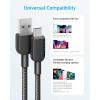 imageAnker USB A to USB C Cable Charger Cord 2 Pack 6FT for iPhone 17 SeriesSamsung Galaxy Note 10S10 S10 LG V30 BlackBlack